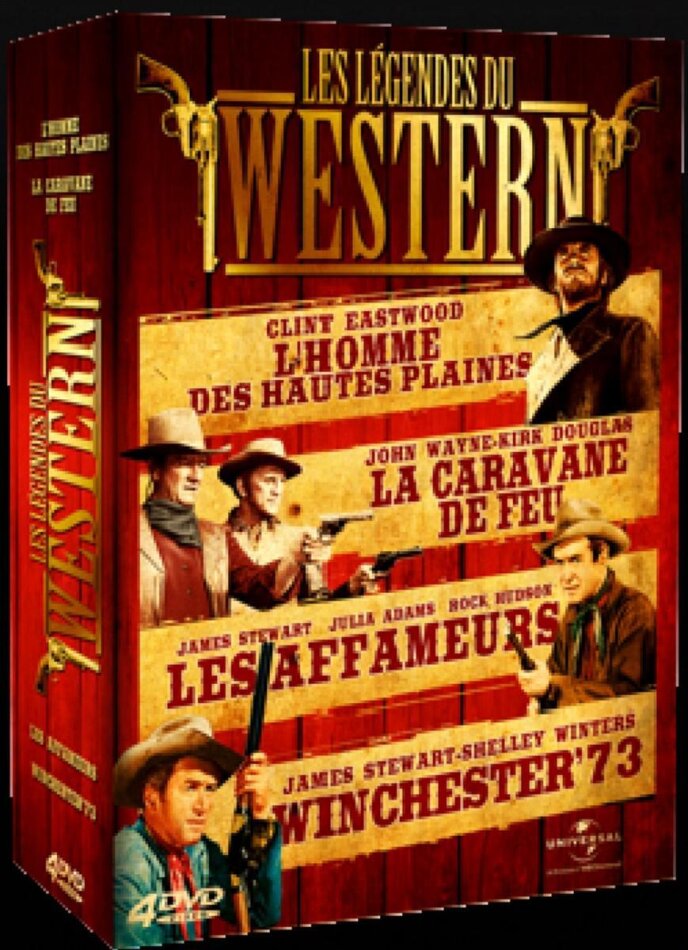 Les Légendes du Western Coffret, 4 DVD