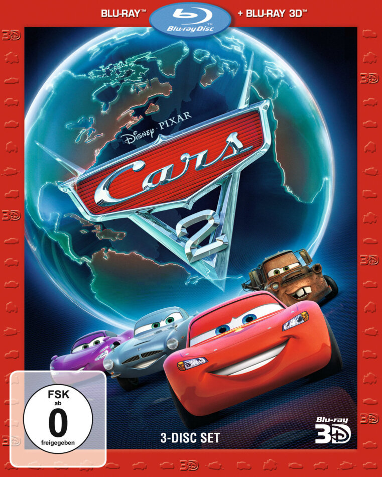 Cars 2 (2011) Blu-ray 3D + Blu-ray