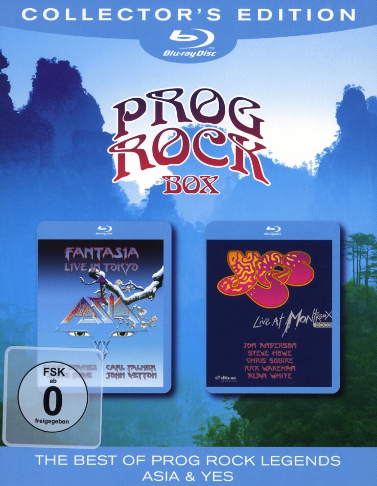 Asia & Yes - Prog Rock Box Collector's Edition, 2 Blu-rays