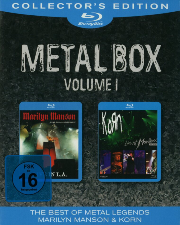 Manson Marilyn / Korn - Metal Box - Vol. 1 Collector's Edition, 2 Blu-rays