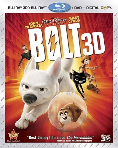 Bolt (2009) Blu-ray 3D + DVD + Digital Copy