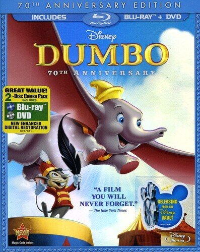 Dumbo (1941) 70th Anniversary Edition, Blu-ray + DVD