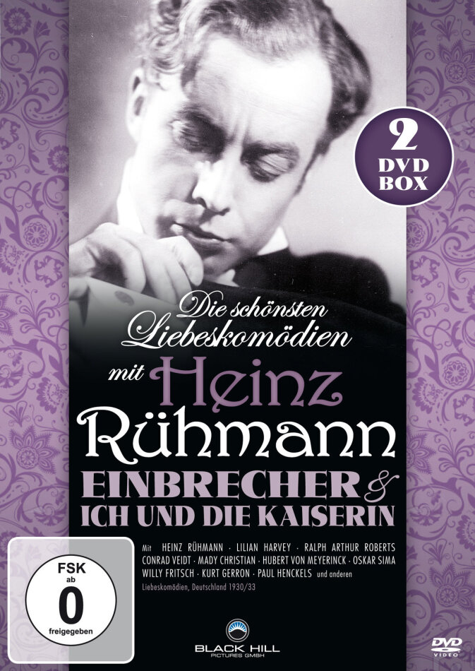 Die schönsten Liebeskomödien mit Heinz Rühmann s/w, 2 DVDs