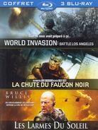 World Invasion: Battle Los Angeles/La chute du faucon noir/Les larmes du soleil 3 Blu-rays