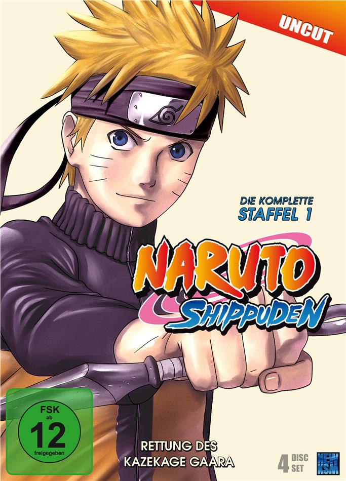 Naruto Shippuden - Staffel 1 4 DVDs