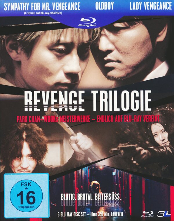 Revenge Trilogie - Sympathy for Mr. Vengeance / Old Boy / Lady Vengeance 3 Blu-rays