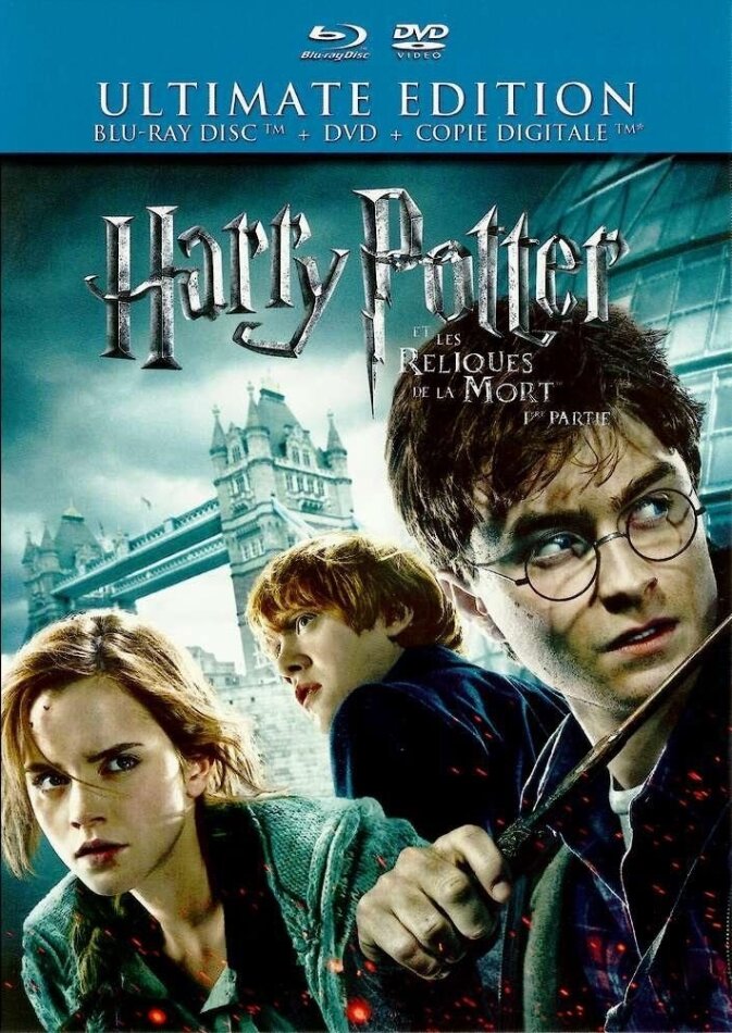 Harry Potter et les reliques de la mort - Partie 1 (2010) Édition Ultime, 2 Blu-ray + DVD