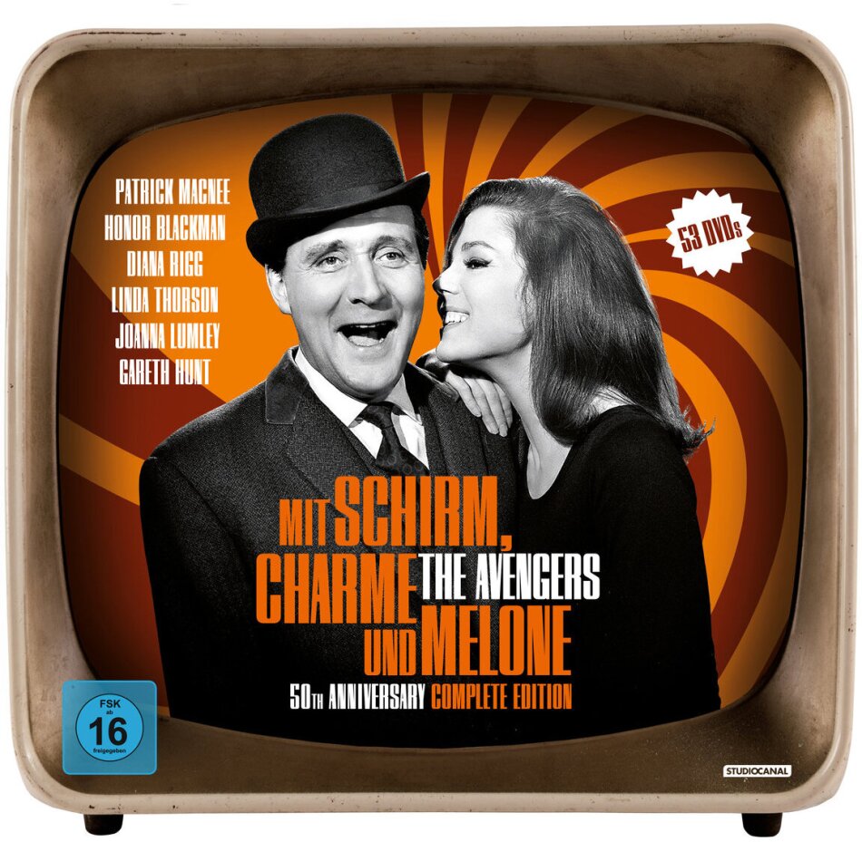 Mit Schirm, Charme und Melone - 50th Anniversary Complete Edition 53 DVDs