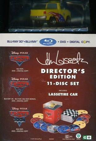 Cars 1-3 - Movie Collection Director's Cut, 11 Blu-rays