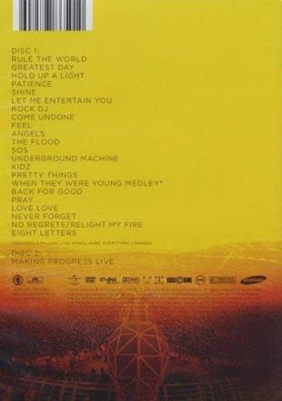 Take That - Progress Live 2 DVDs