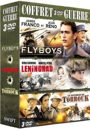 Coffret Guerre - Flyboys / Leningrad / La bataille de Tobrouk 3 DVDs