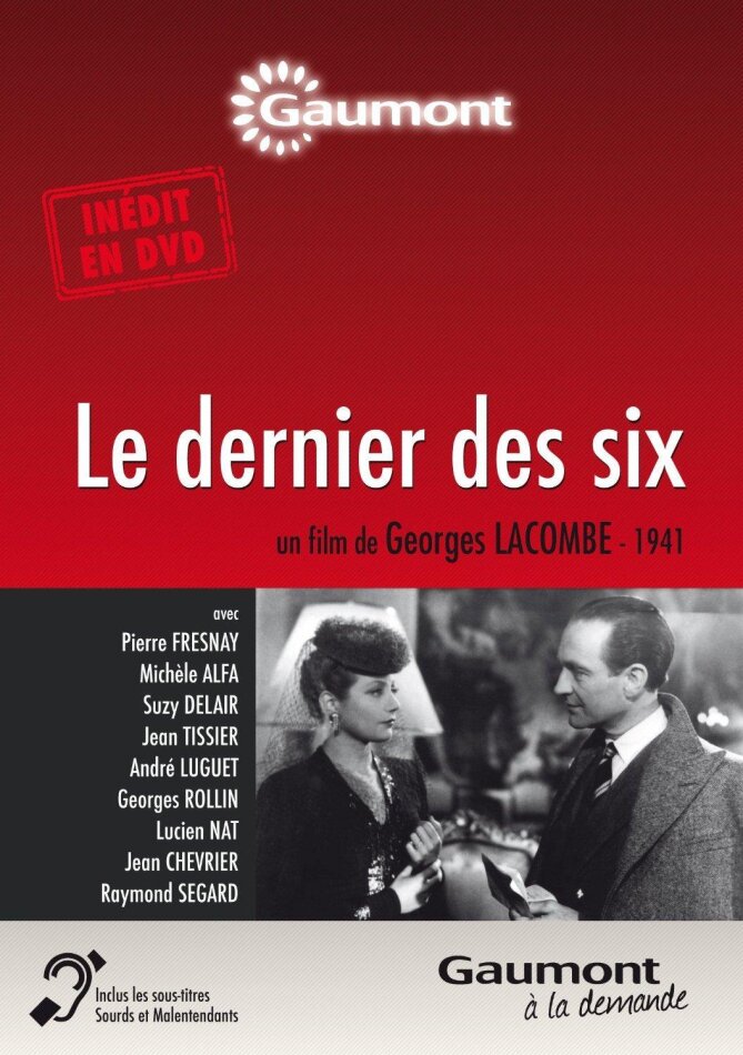 Le dernier des six (1941) Collection Gaumont à la demande, s/w