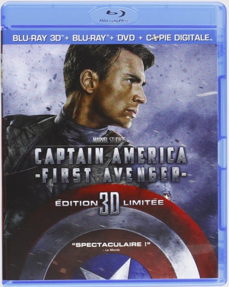Captain America - First Avenger (2011) Blu-ray 3D (+2D) + DVD