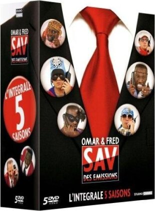 Omar & Fred - SAV des émissions - L'intégrale des 5 Saisons 5 DVDs