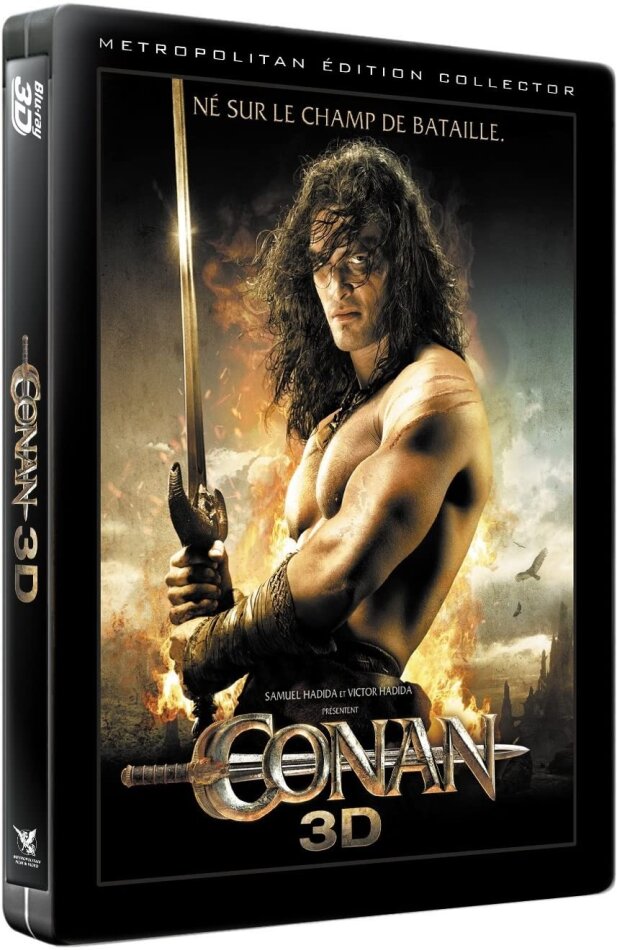 Conan - Conan the Barbarian (2011) Steelbook, Blu-ray 3D (+2D) + DVD
