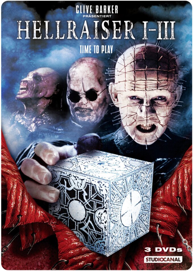 Hellraiser Trilogy Steelbook, Uncut, 3 DVDs