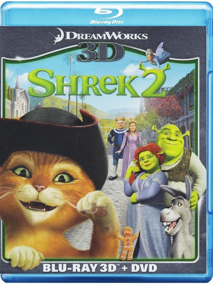 Shrek 2 (2004) Blu-ray 3D + DVD