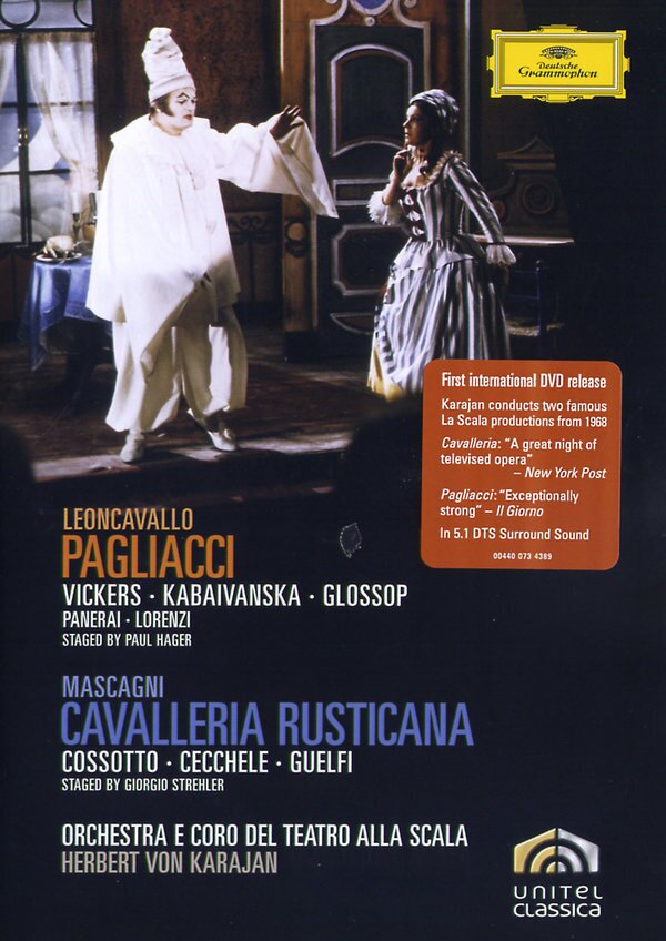 Orchestra of the Teatro alla Scala, Herbert von Karajan, Raina Kabaivanska & Fiorenza Cossotto - Leoncavallo - I Pagliacci / Mascagni - Cavalleria Rusticana Deutsche Grammophon