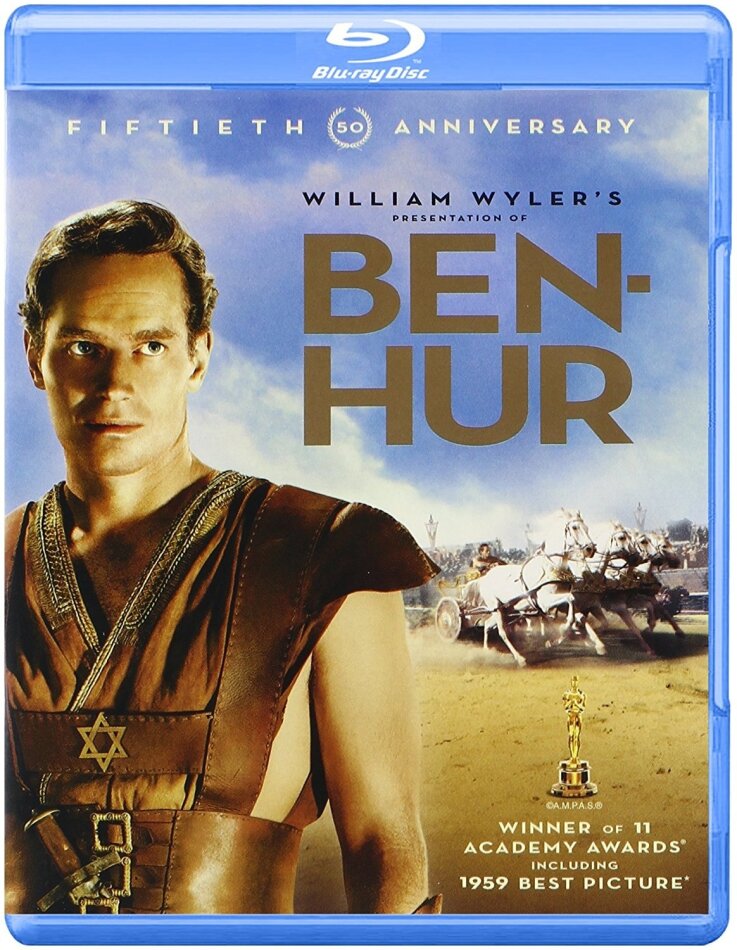 Ben Hur (1959) 50th Anniversary Edition, 2 Blu-rays