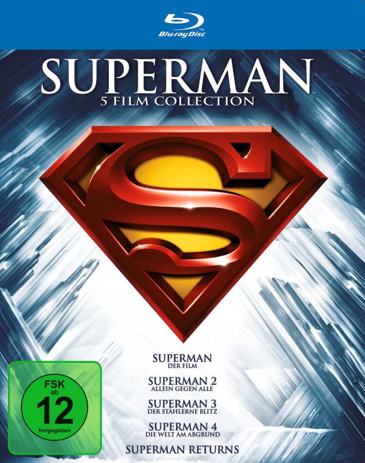 Superman - Die Spielfilm Collection 5 Blu-rays