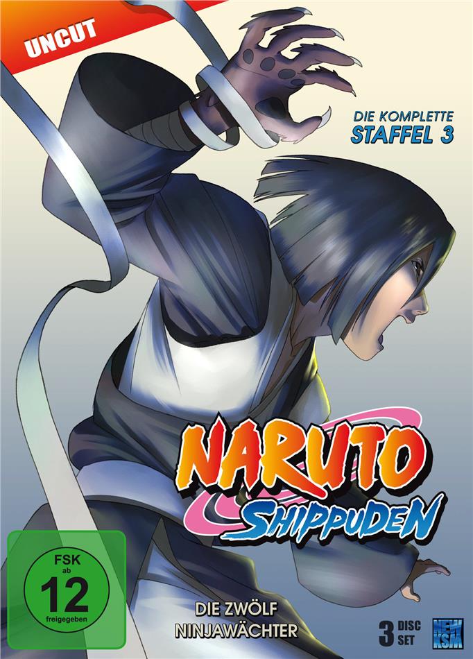 Naruto Shippuden - Staffel 3 3 DVDs