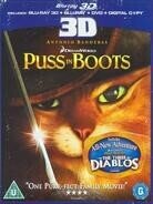 Puss in Boots (2011) Blu-ray 3D (+2D) + DVD
