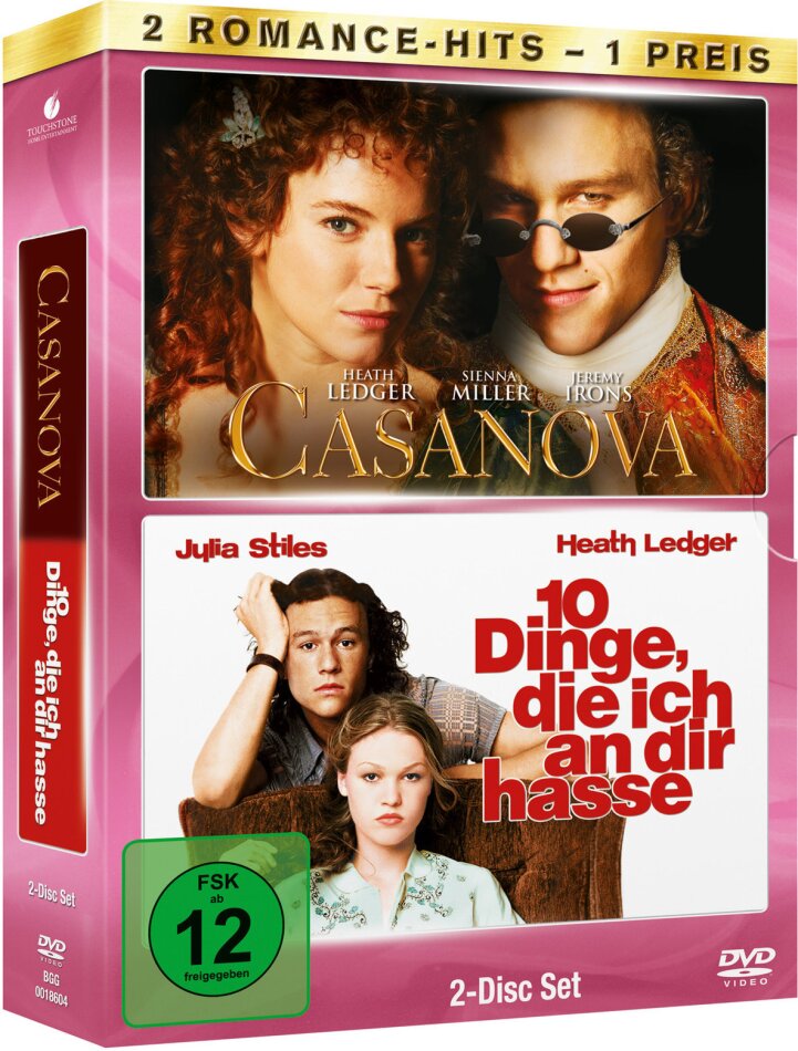 Casanova (2005) / 10 Dinge, die ich an dir hasse - Doppelpack 2 DVDs