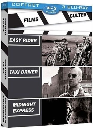 Easy Rider / Taxi Driver / Midnight Express Films Cultes, 3 Blu-rays