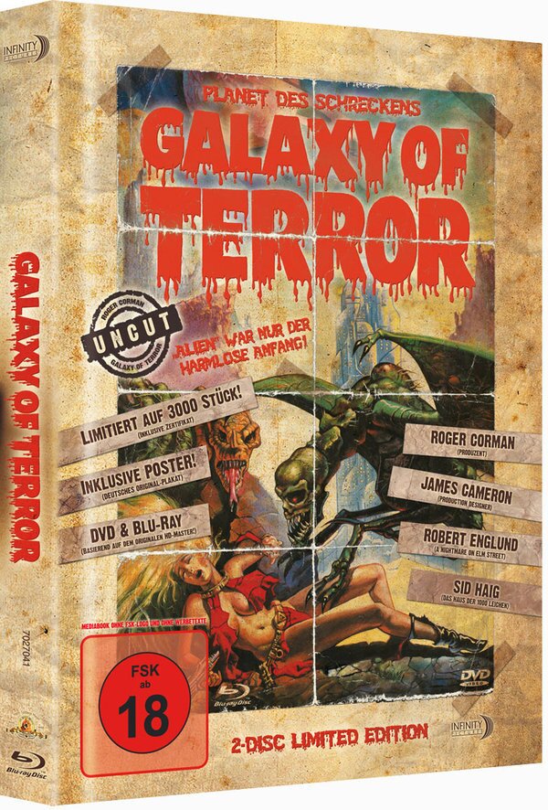 Galaxy of Terror (1981) Limited Edition, Mediabook, Uncut