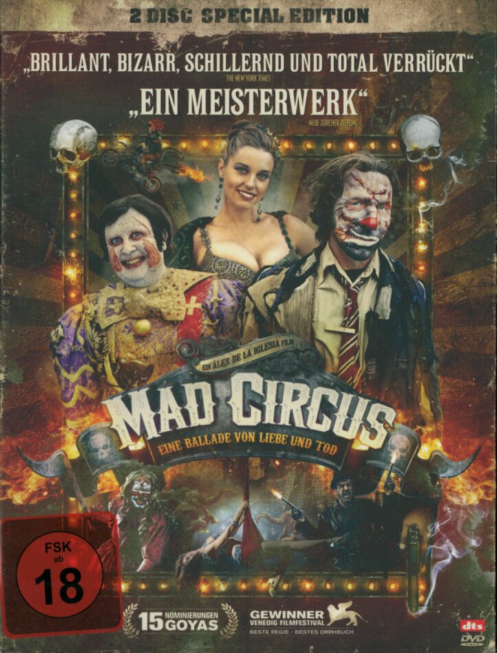 Mad Circus - Eine Ballade von Liebe und Tod (2010) Special Edition, 2 DVDs