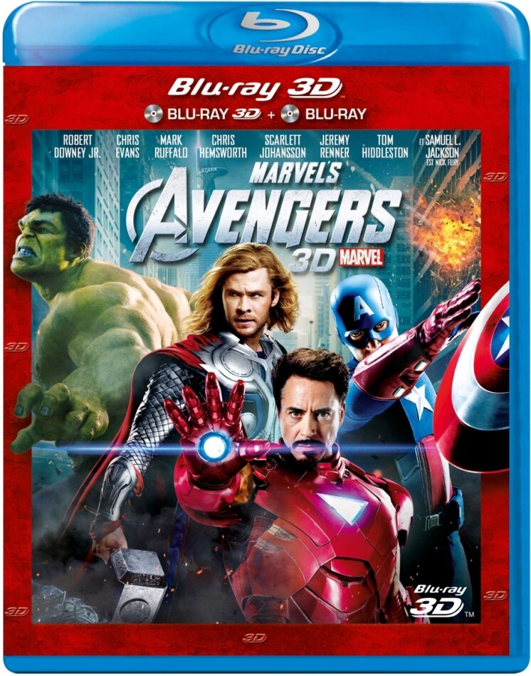 Avengers (2012) Blu-ray 3D + Blu-ray