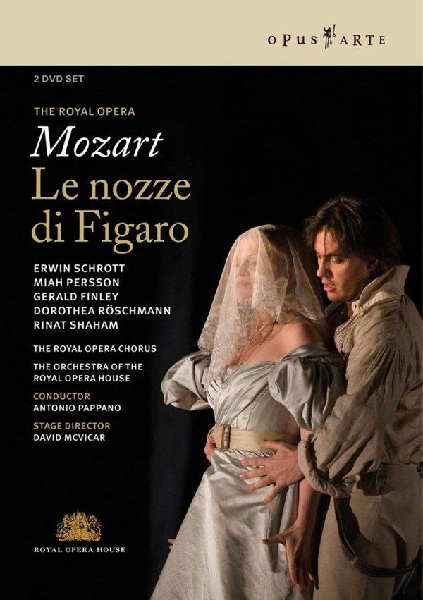 Orchestra of the Royal Opera House, Sir Antonio Pappano & Erwin Schrott - Mozart - Le nozze di Figaro Opus Arte, 2 DVDs