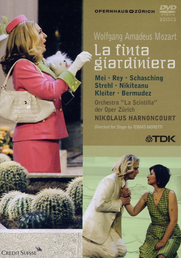 Opernhaus Zürich, Nikolaus Harnoncourt & Eva Mei - Mozart - La finta giardiniera 2 DVDs