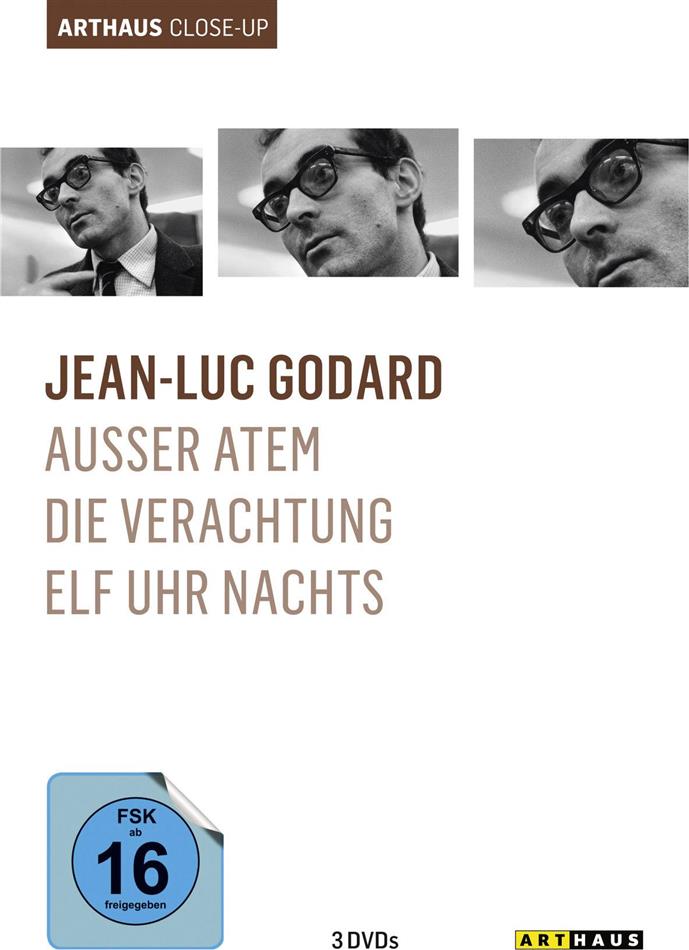 Jean-Luc Godard Arthaus Close-Up, 3 DVDs