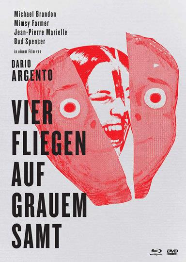 Vier Fliegen auf grauem Samt (1971) Limited Edition, Mediabook, Uncut, Blu-ray + 2 DVDs