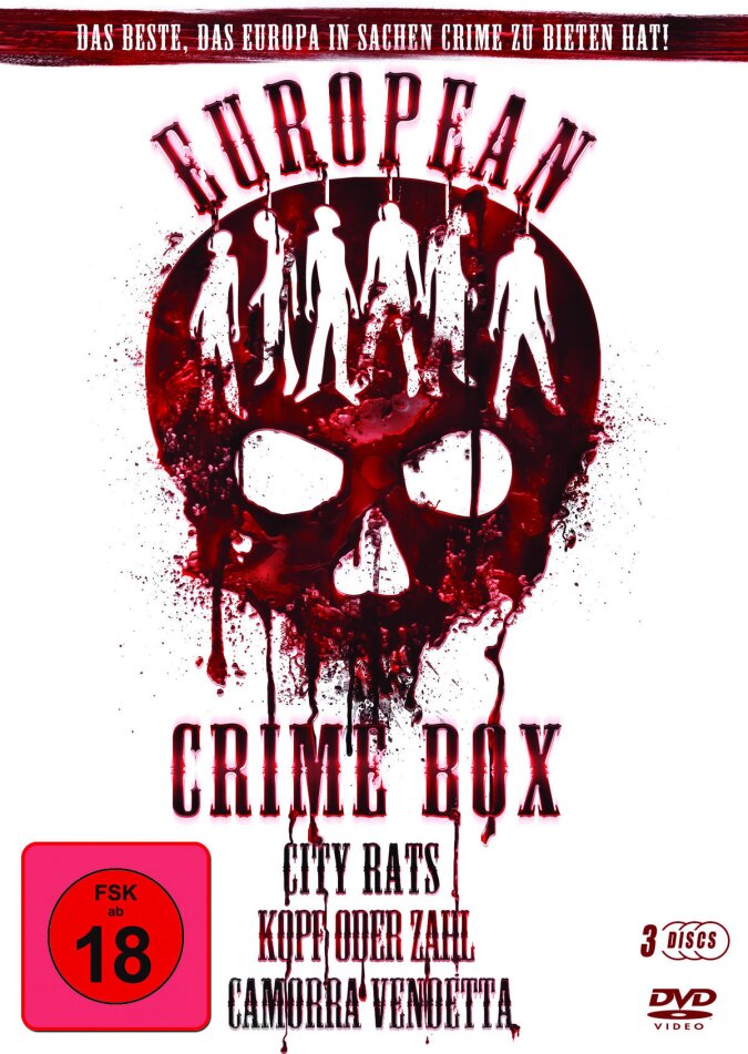 European Crime Box - City Rats / Camorra Vendetta / Kopf oder Zahl 3 DVDs