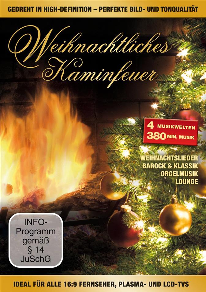 Weihnachtliches Kaminfeuer