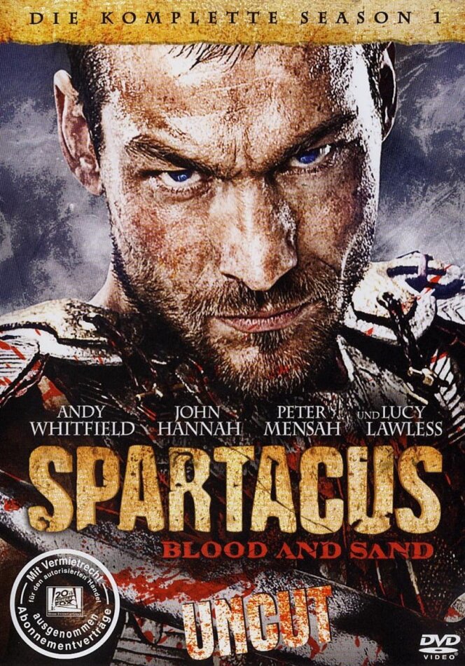Spartacus - Blood and Sand (Uncut) - Staffel 1 Uncut, 5 DVDs