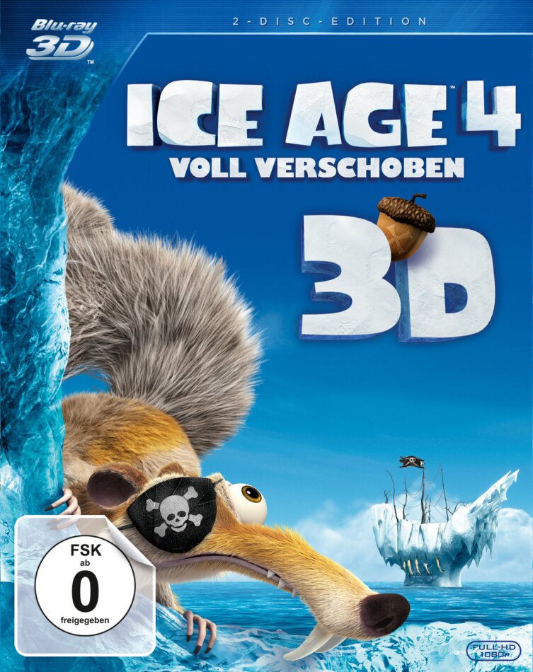 Ice Age 4 - Voll verschoben (2012) Blu-ray 3D + Blu-ray