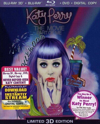 Katy Perry - Part of Me Blu-ray 3D (+2D) + Blu-ray + DVD