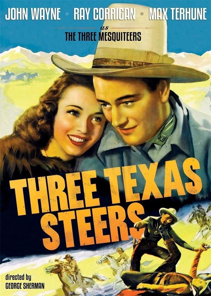 Three Texas Steers (1939) b/w, Remastered