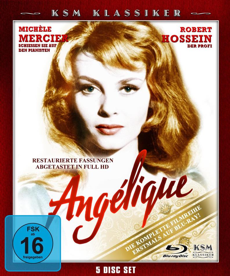 Angélique - Die komplette Filmreihe KSM Klassiker, 5 Blu-rays