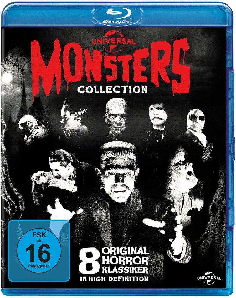 Universal Monsters Collection 8 Blu-rays