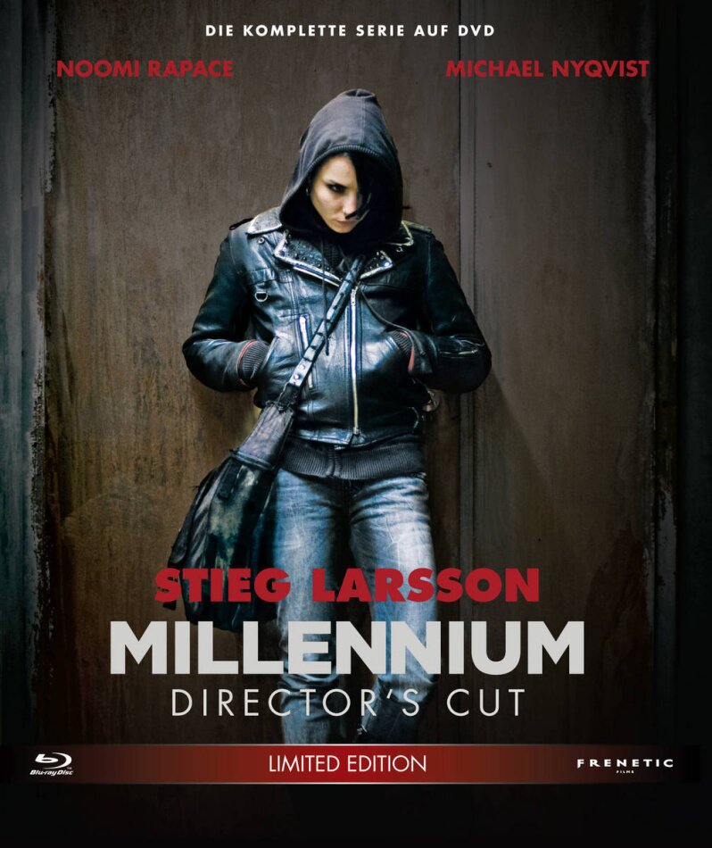 Millennium Trilogie Director's Cut, Limited Edition, 3 Blu-rays + DVD