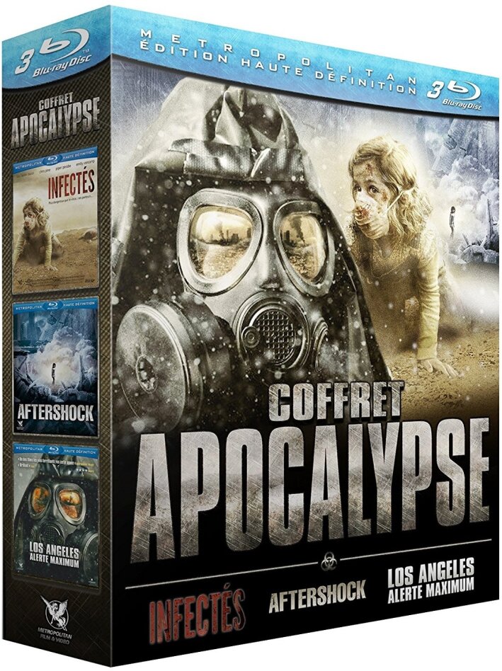 Coffret Apocalypse - Infectés / Aftershock / Los Angeles alerte maximum 3 Blu-rays