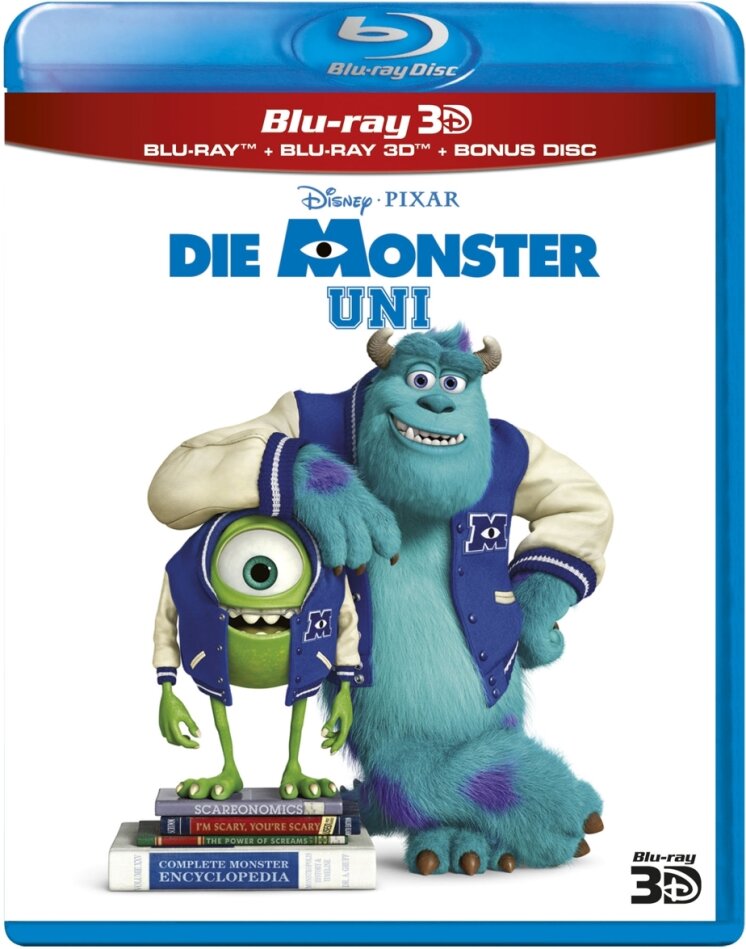 Die Monster Uni (2013) Blu-ray 3D + 2 Blu-rays