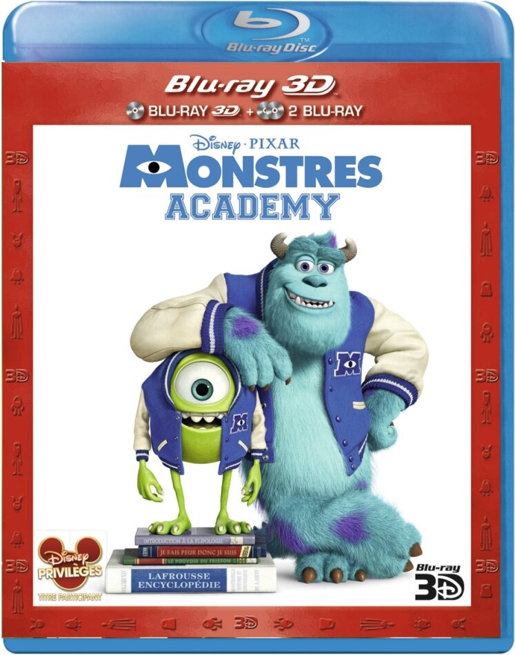 Monstres Academy (2013) 3 Blu-ray 3D (+2D)