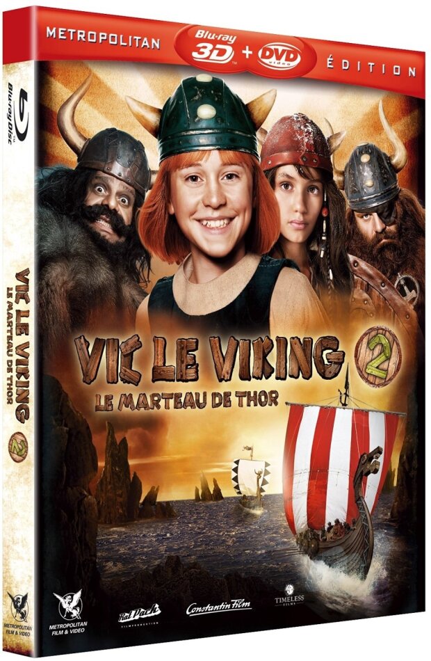 Vic le Viking 2 - Le marteau de Thor (2011) Blu-ray 3D + Blu-ray + DVD