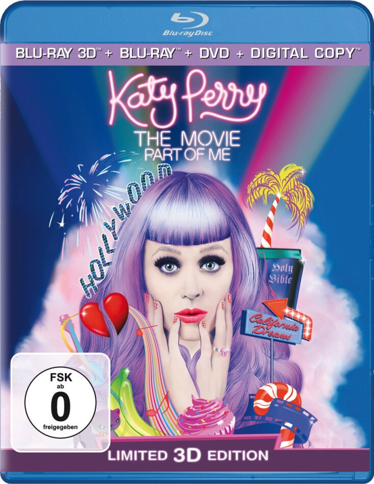Katy Perry - Part of Me Blu-ray 3D + Blu-ray + DVD