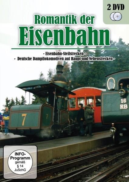 Romantik der Eisenbahn - Deutsche Dampflokomotiven & Eisenbahn-Steilstrecken 2 DVDs